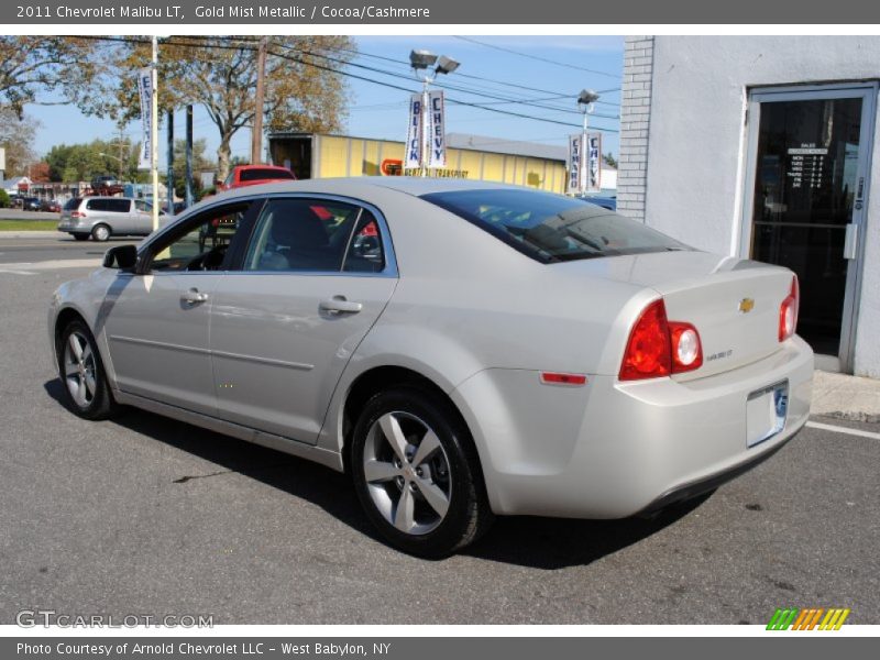 Gold Mist Metallic / Cocoa/Cashmere 2011 Chevrolet Malibu LT