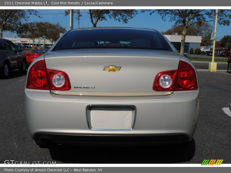 Gold Mist Metallic / Cocoa/Cashmere 2011 Chevrolet Malibu LT