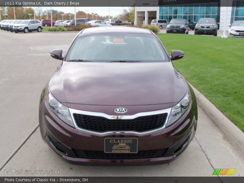 Dark Cherry / Beige 2011 Kia Optima LX