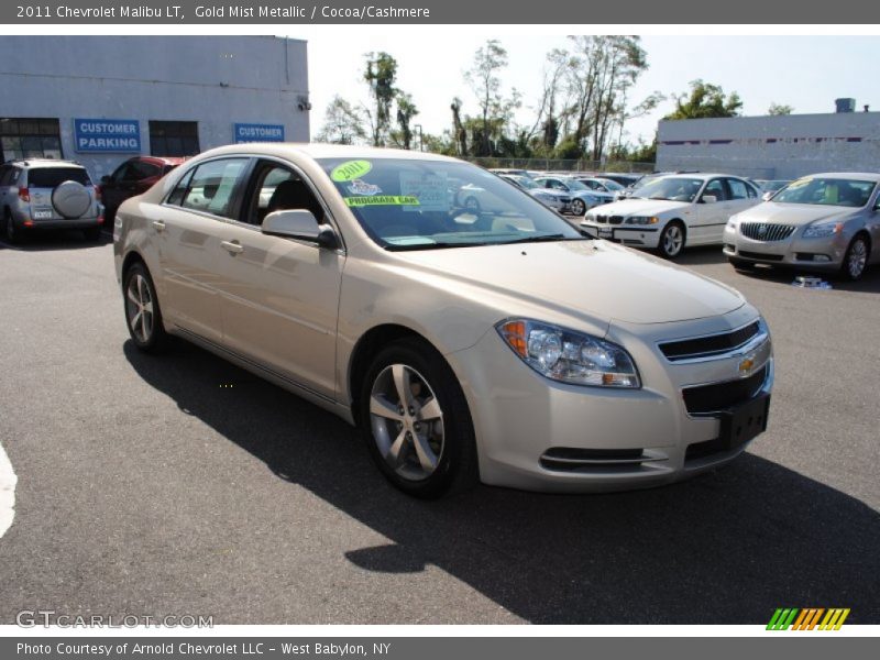 Gold Mist Metallic / Cocoa/Cashmere 2011 Chevrolet Malibu LT