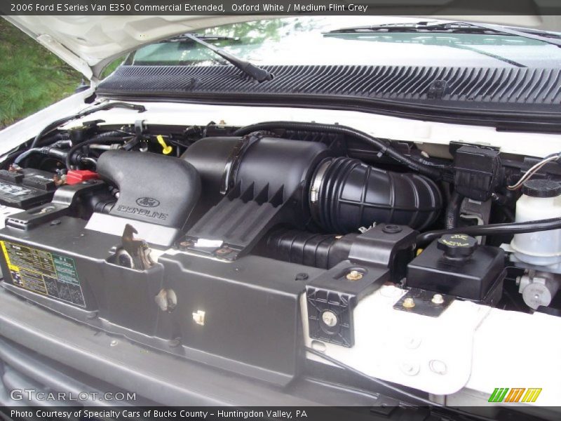 Oxford White / Medium Flint Grey 2006 Ford E Series Van E350 Commercial Extended