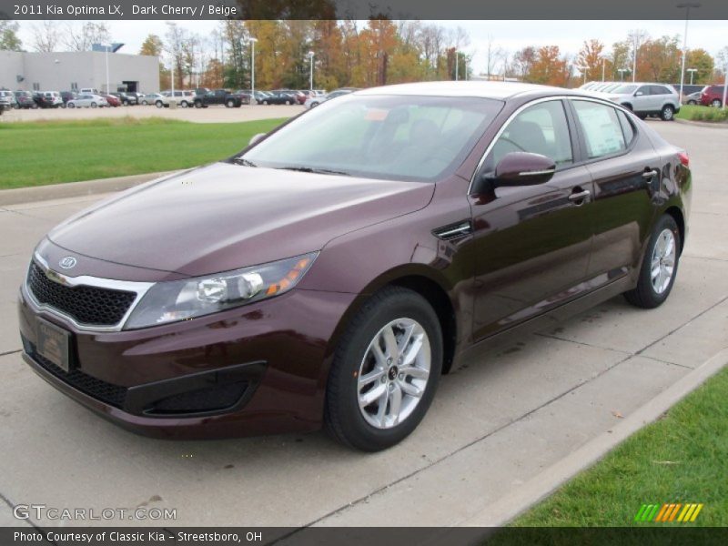 Dark Cherry / Beige 2011 Kia Optima LX