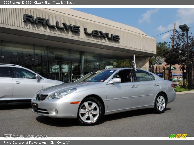 Classic Silver Metallic / Black 2005 Lexus ES 330