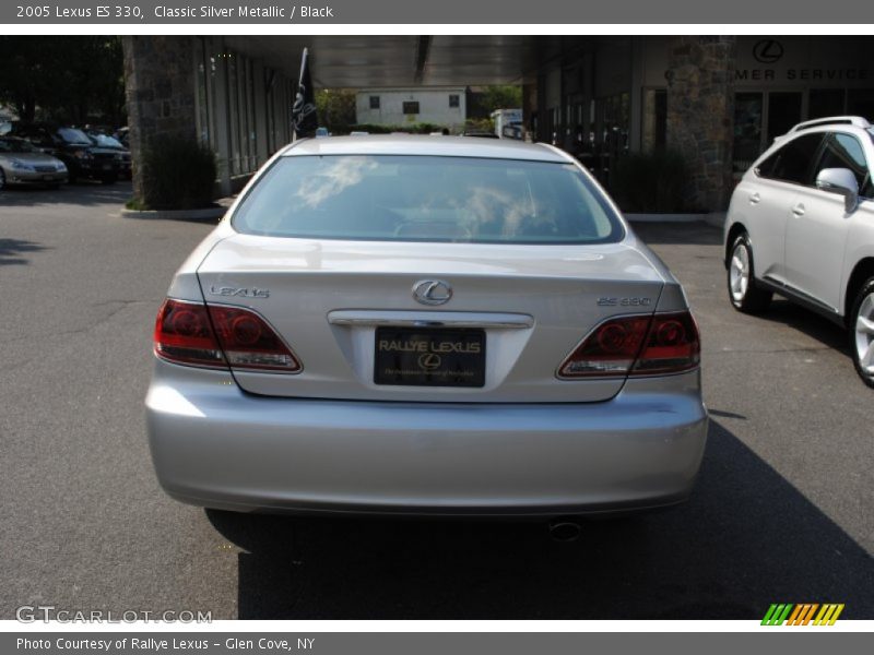 Classic Silver Metallic / Black 2005 Lexus ES 330