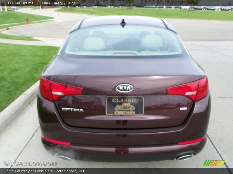 Dark Cherry / Beige 2011 Kia Optima LX