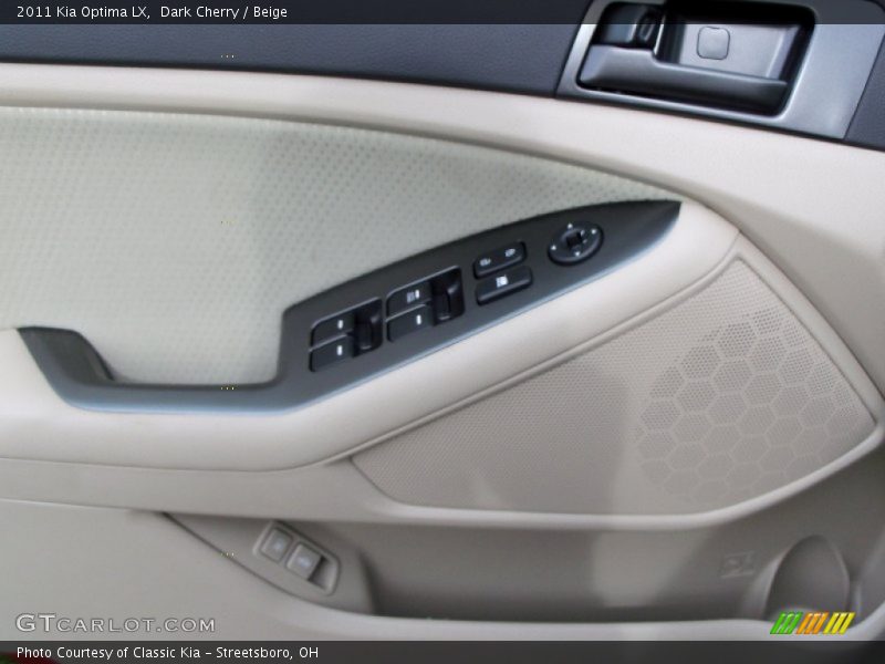 Dark Cherry / Beige 2011 Kia Optima LX