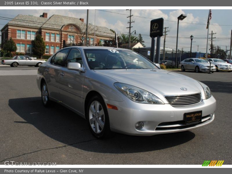 Classic Silver Metallic / Black 2005 Lexus ES 330