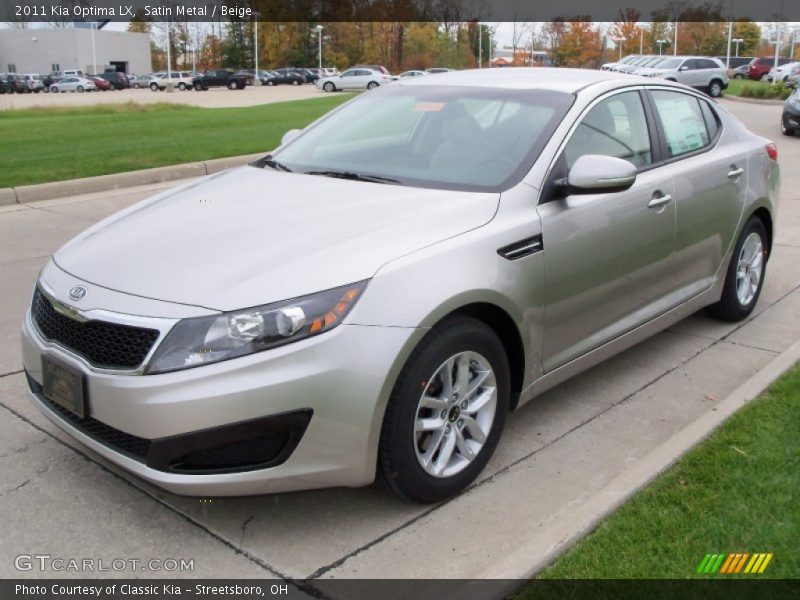 Satin Metal / Beige 2011 Kia Optima LX