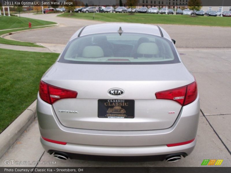 Satin Metal / Beige 2011 Kia Optima LX