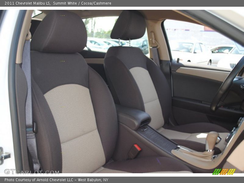 Summit White / Cocoa/Cashmere 2011 Chevrolet Malibu LS