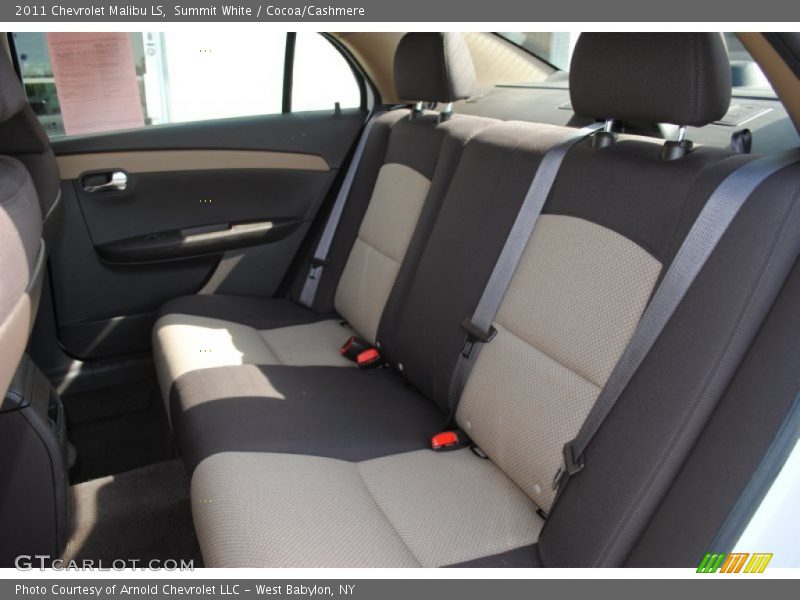 Summit White / Cocoa/Cashmere 2011 Chevrolet Malibu LS