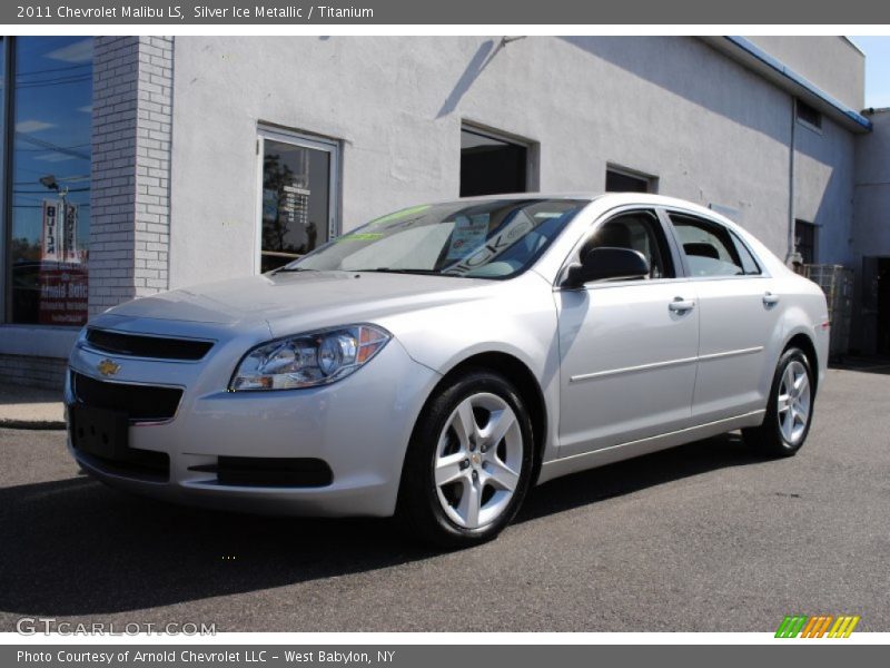 Silver Ice Metallic / Titanium 2011 Chevrolet Malibu LS