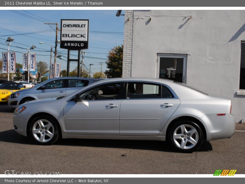 Silver Ice Metallic / Titanium 2011 Chevrolet Malibu LS