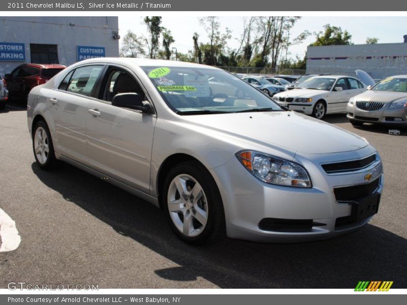 Silver Ice Metallic / Titanium 2011 Chevrolet Malibu LS