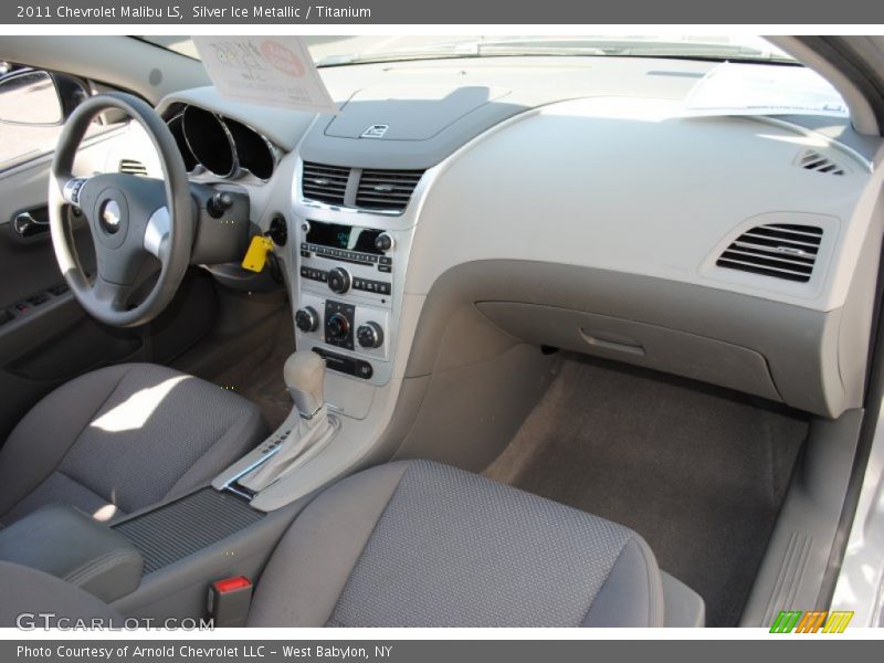Silver Ice Metallic / Titanium 2011 Chevrolet Malibu LS