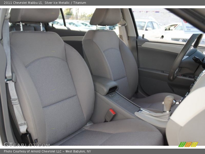 Silver Ice Metallic / Titanium 2011 Chevrolet Malibu LS