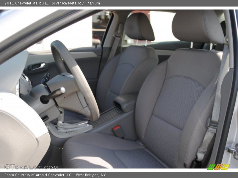 Silver Ice Metallic / Titanium 2011 Chevrolet Malibu LS