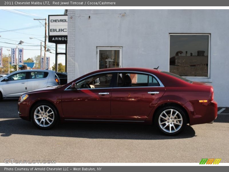 Red Jewel Tintcoat / Cocoa/Cashmere 2011 Chevrolet Malibu LTZ