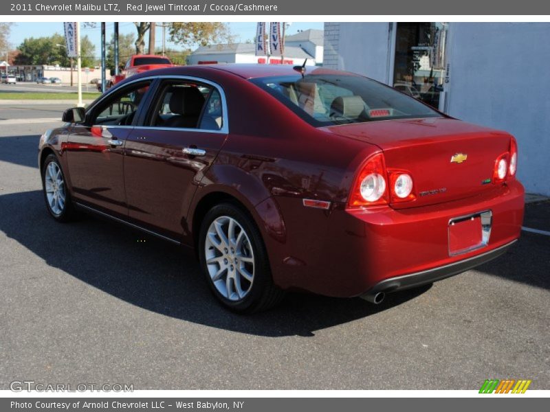 Red Jewel Tintcoat / Cocoa/Cashmere 2011 Chevrolet Malibu LTZ