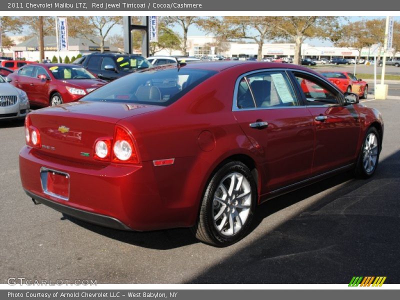Red Jewel Tintcoat / Cocoa/Cashmere 2011 Chevrolet Malibu LTZ