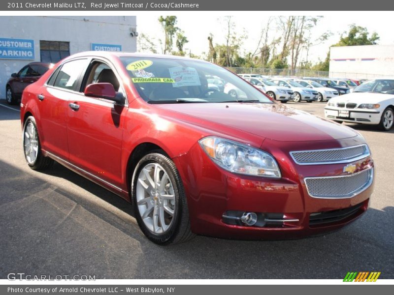 Red Jewel Tintcoat / Cocoa/Cashmere 2011 Chevrolet Malibu LTZ