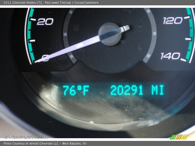 Red Jewel Tintcoat / Cocoa/Cashmere 2011 Chevrolet Malibu LTZ