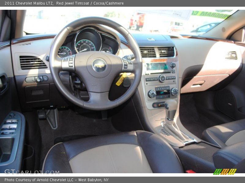 Red Jewel Tintcoat / Cocoa/Cashmere 2011 Chevrolet Malibu LTZ