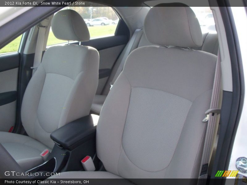 Snow White Pearl / Stone 2012 Kia Forte EX