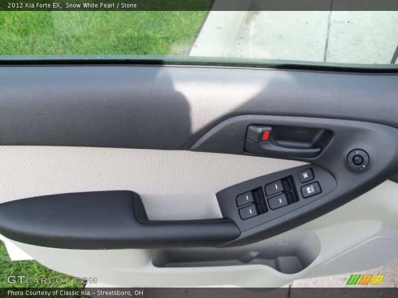 Snow White Pearl / Stone 2012 Kia Forte EX