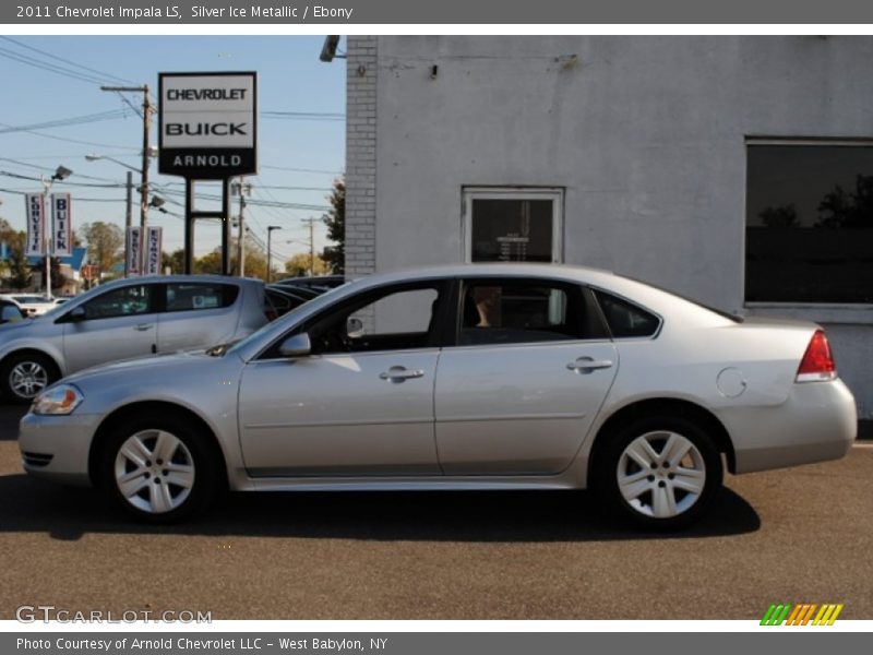 Silver Ice Metallic / Ebony 2011 Chevrolet Impala LS
