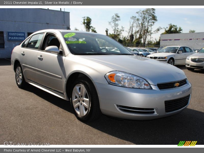 Silver Ice Metallic / Ebony 2011 Chevrolet Impala LS