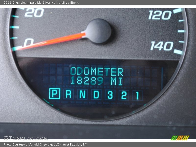 Silver Ice Metallic / Ebony 2011 Chevrolet Impala LS