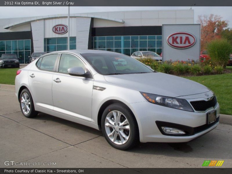 Bright Silver / Gray 2012 Kia Optima EX