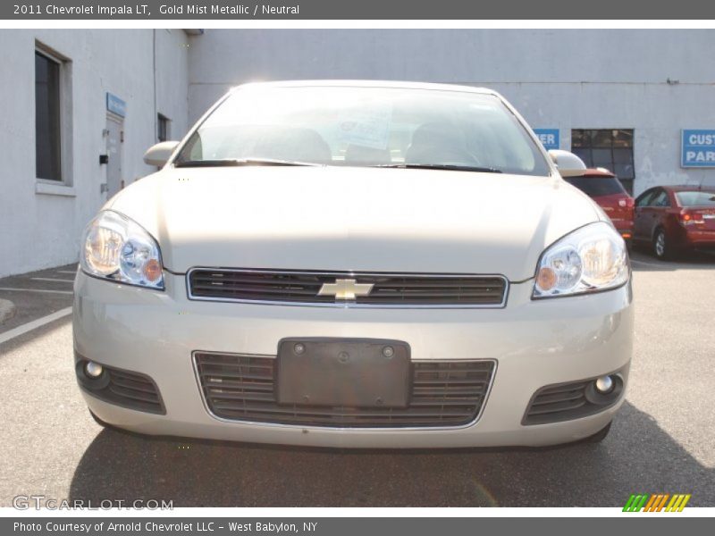 Gold Mist Metallic / Neutral 2011 Chevrolet Impala LT