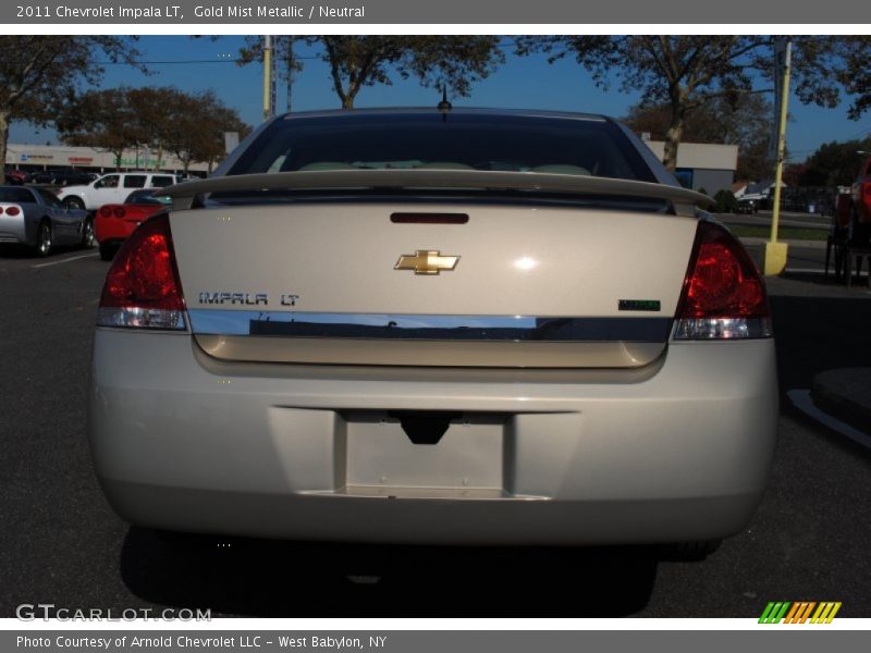Gold Mist Metallic / Neutral 2011 Chevrolet Impala LT