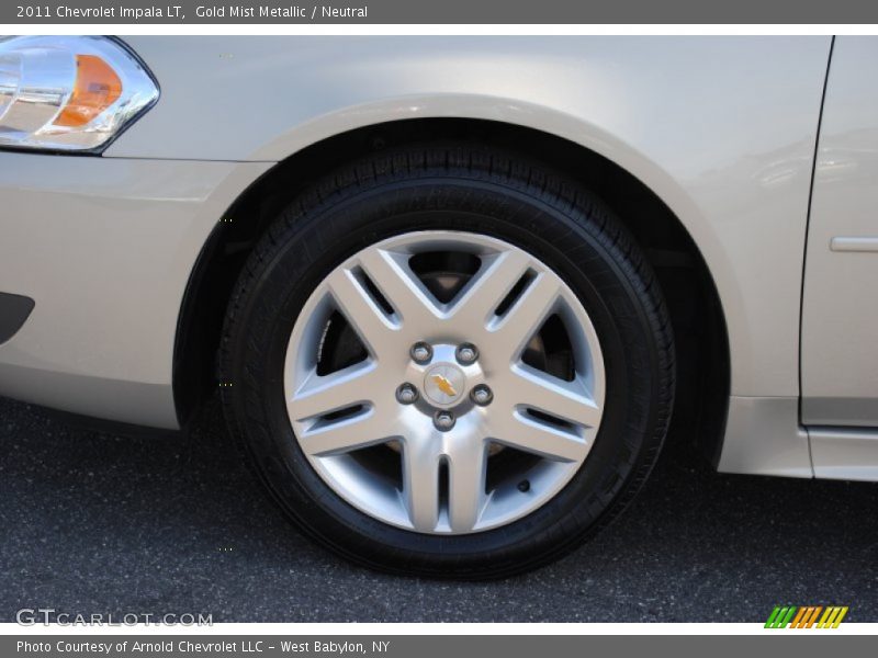 Gold Mist Metallic / Neutral 2011 Chevrolet Impala LT