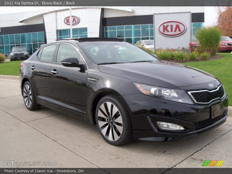  2012 Optima SX Ebony Black