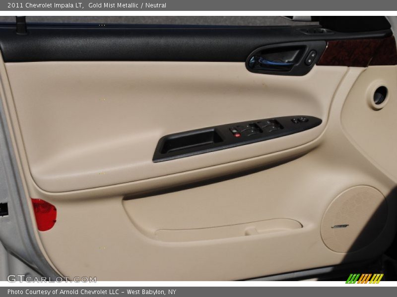 Gold Mist Metallic / Neutral 2011 Chevrolet Impala LT