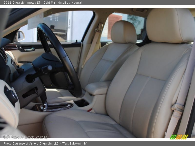 Gold Mist Metallic / Neutral 2011 Chevrolet Impala LT