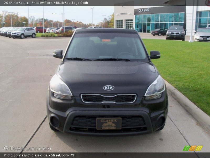 Shadow Black / Black Soul Logo Cloth 2012 Kia Soul +