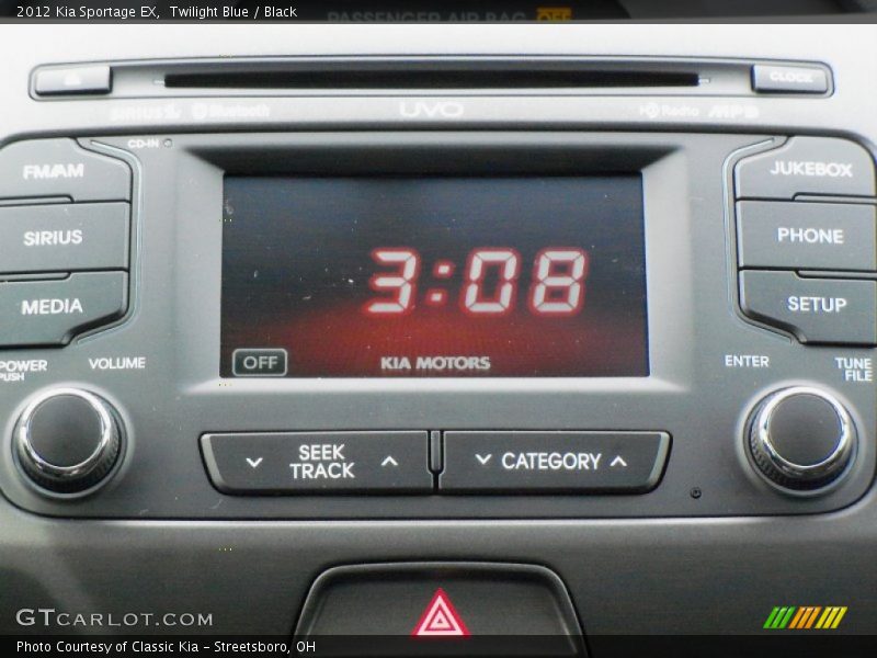 Audio System of 2012 Sportage EX