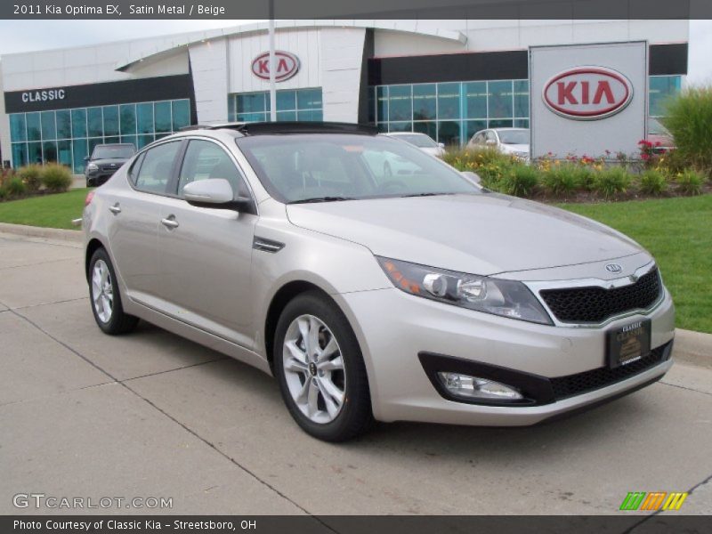 Satin Metal / Beige 2011 Kia Optima EX