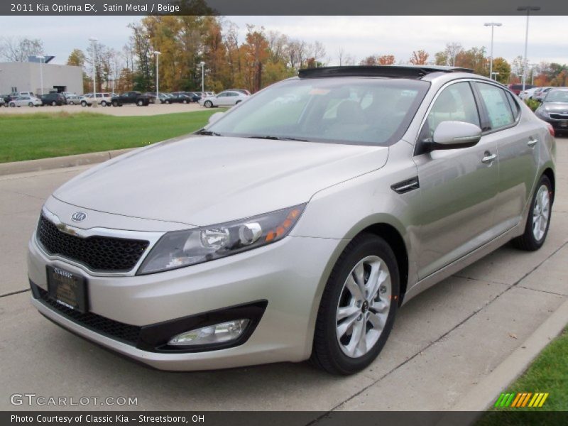 Satin Metal / Beige 2011 Kia Optima EX