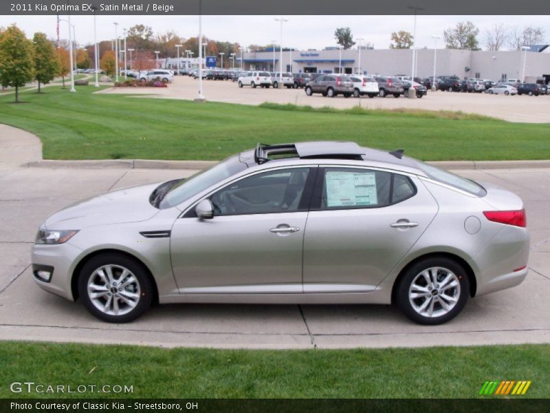 Satin Metal / Beige 2011 Kia Optima EX