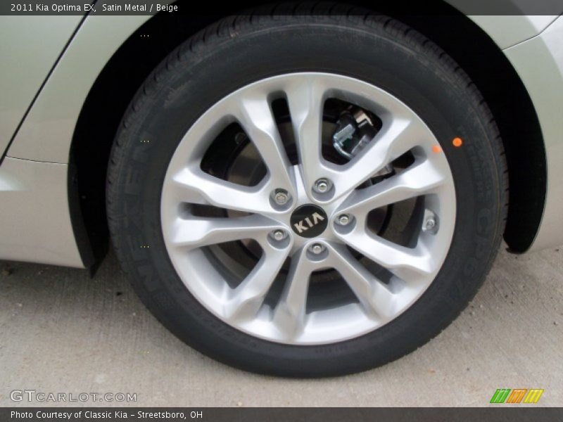 Satin Metal / Beige 2011 Kia Optima EX