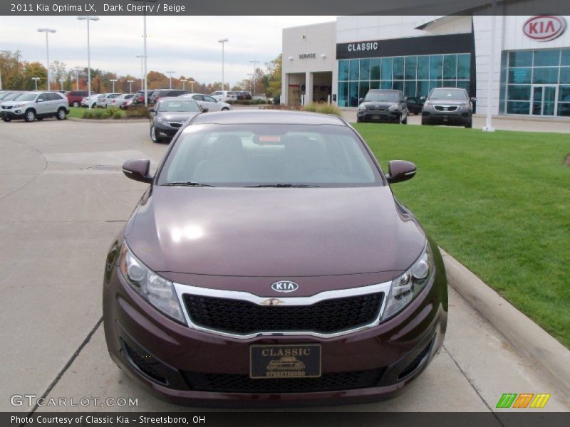 Dark Cherry / Beige 2011 Kia Optima LX