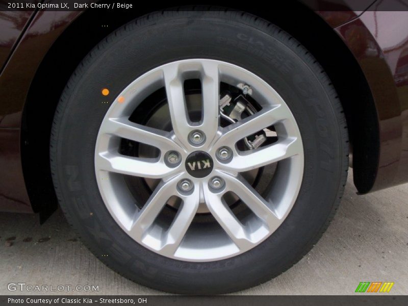 Dark Cherry / Beige 2011 Kia Optima LX