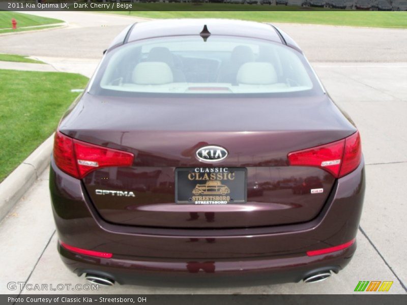Dark Cherry / Beige 2011 Kia Optima LX