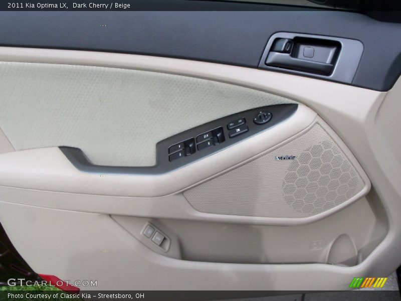 Dark Cherry / Beige 2011 Kia Optima LX