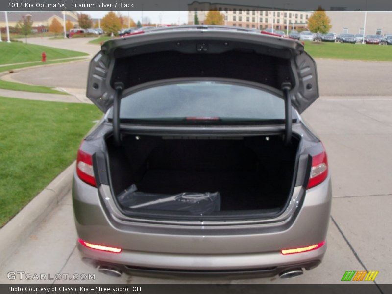 Titanium Silver / Black 2012 Kia Optima SX